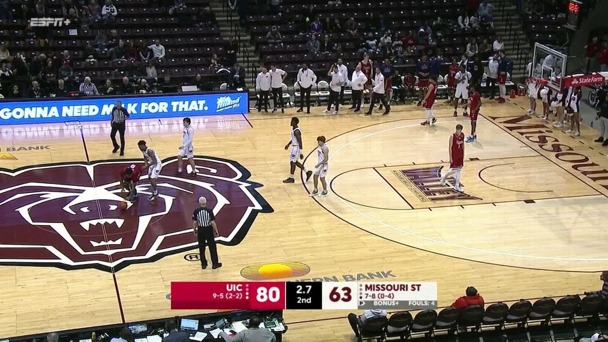 Missouri State Bears at UIC Flames Mens Basketball