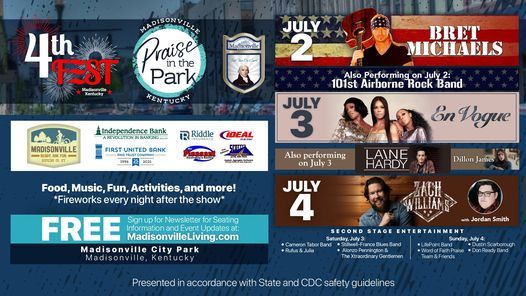 4th Fest & Praise in the Park - FREE ADMISSION