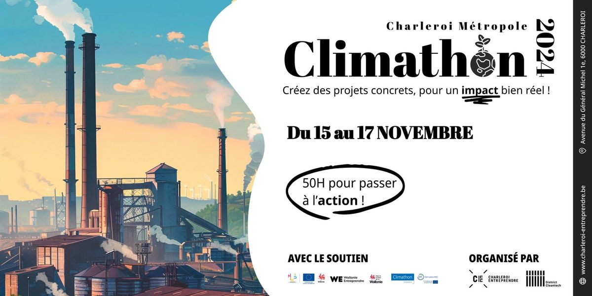 Climathon Charleroi M\u00e9tropole