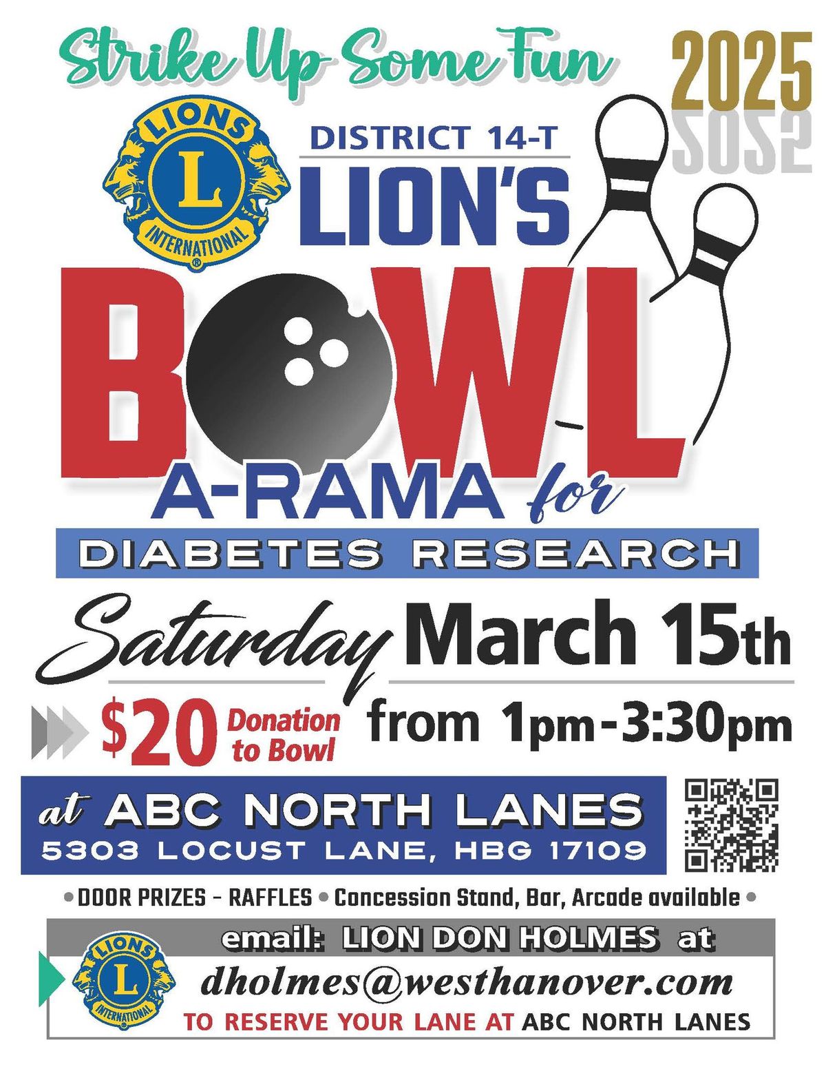 Lions 14-T Bowl-A-Rama!