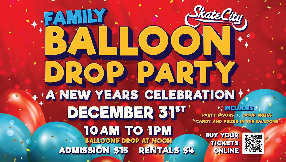 Family Balloon Drop Party