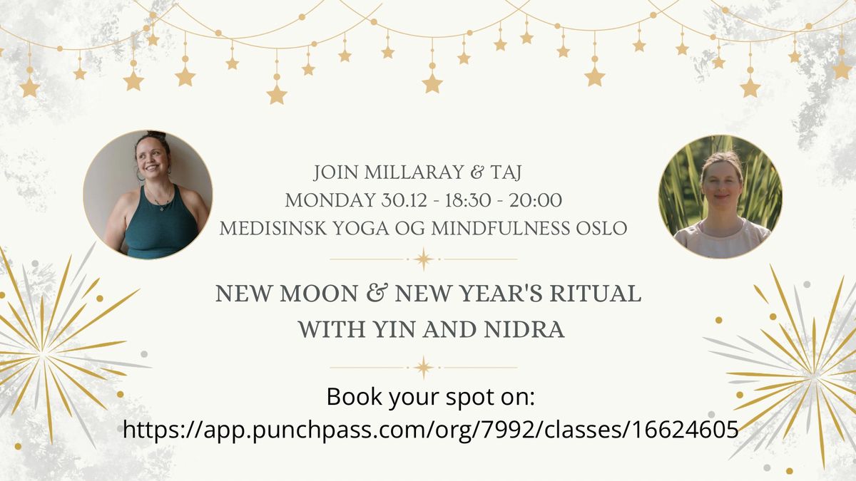 New moon and New years ritual with yin and nidra