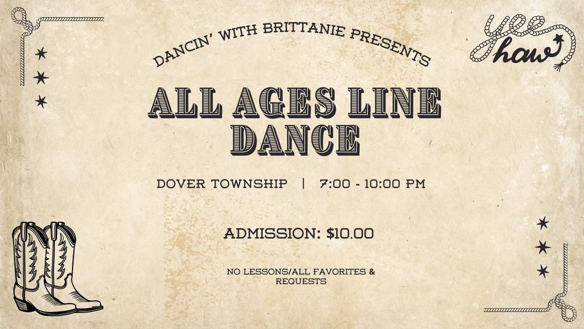 Dover Township All Ages Line Dance