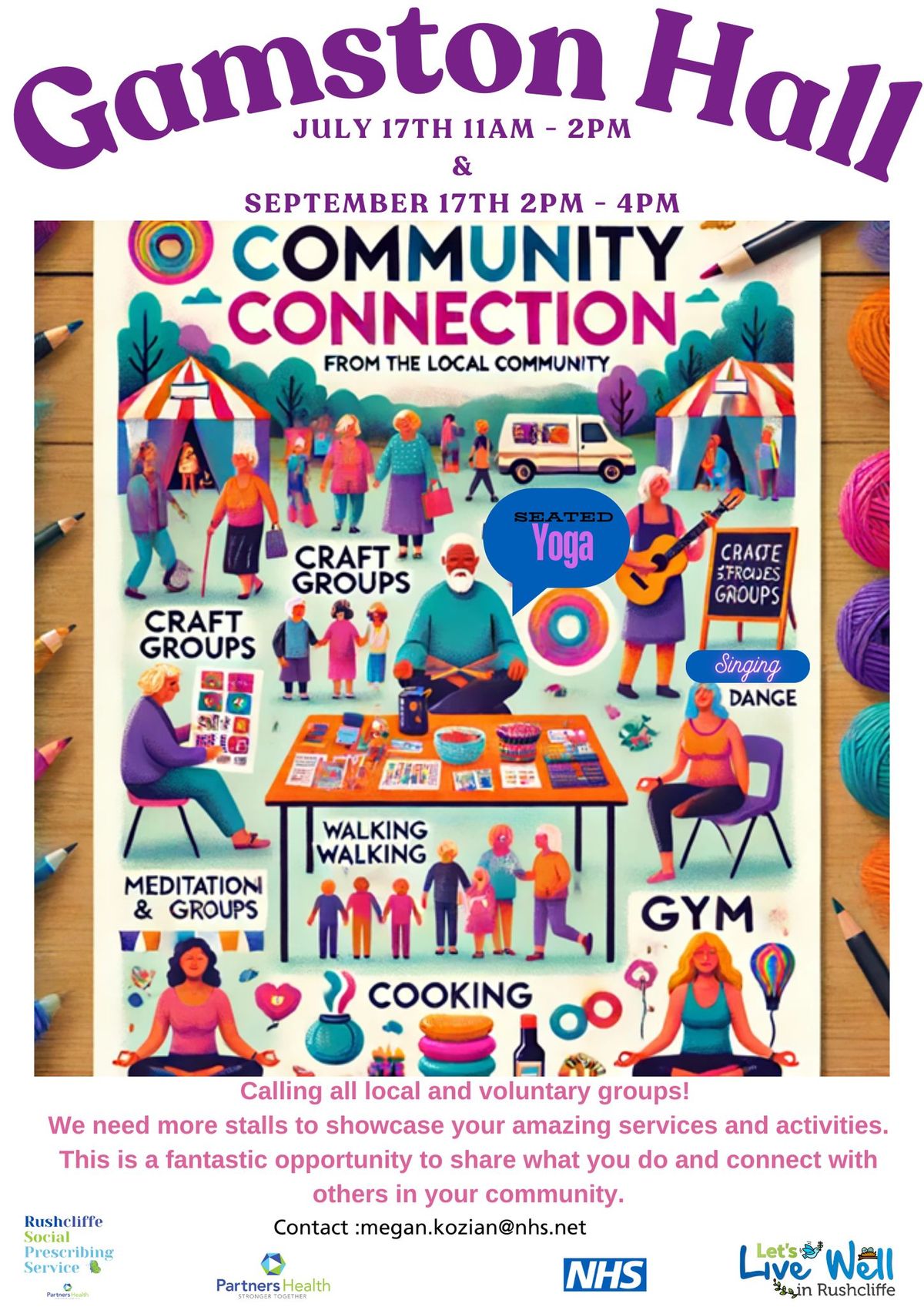 Gamston Community Connection Event: Embracing Wellness' and Community 