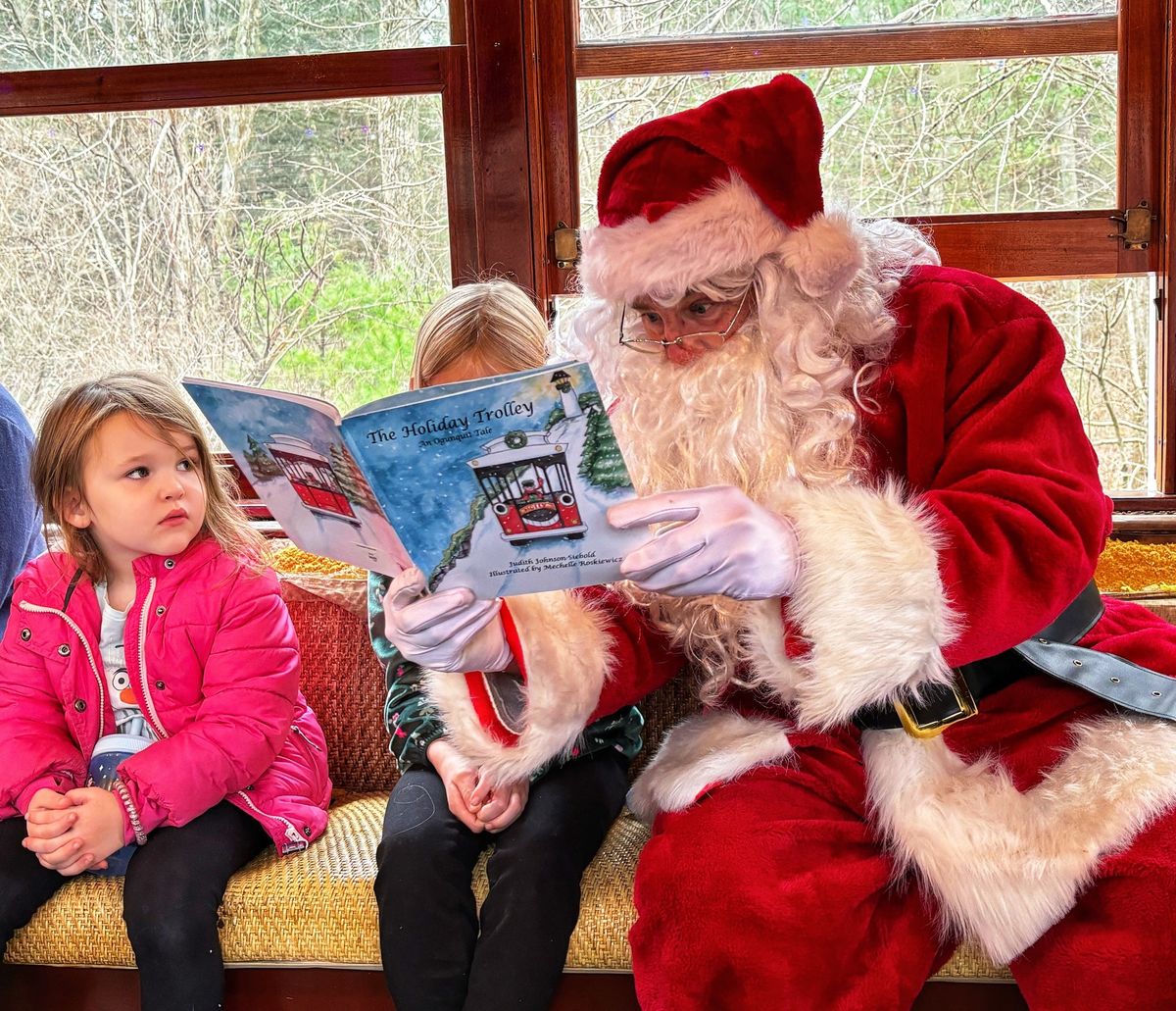 Storytime Trolley with Santa & Elf