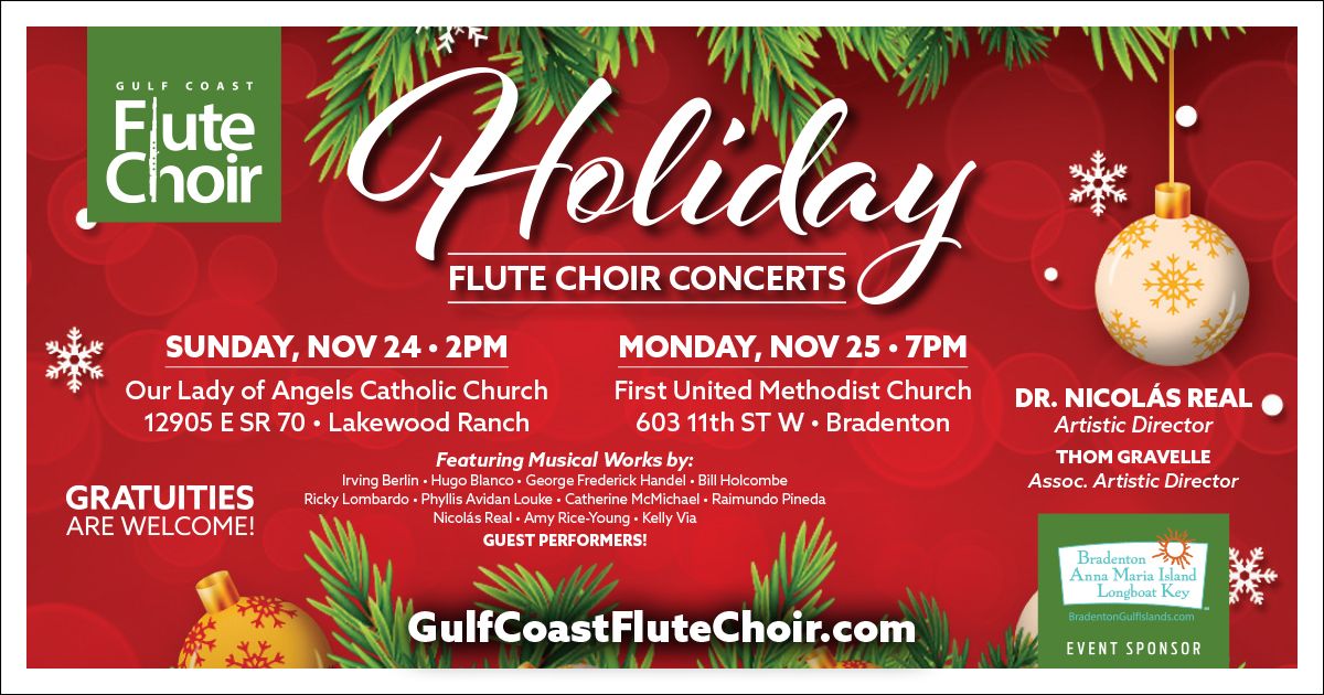 Gulf Coast Flute Choir Holiday Concert