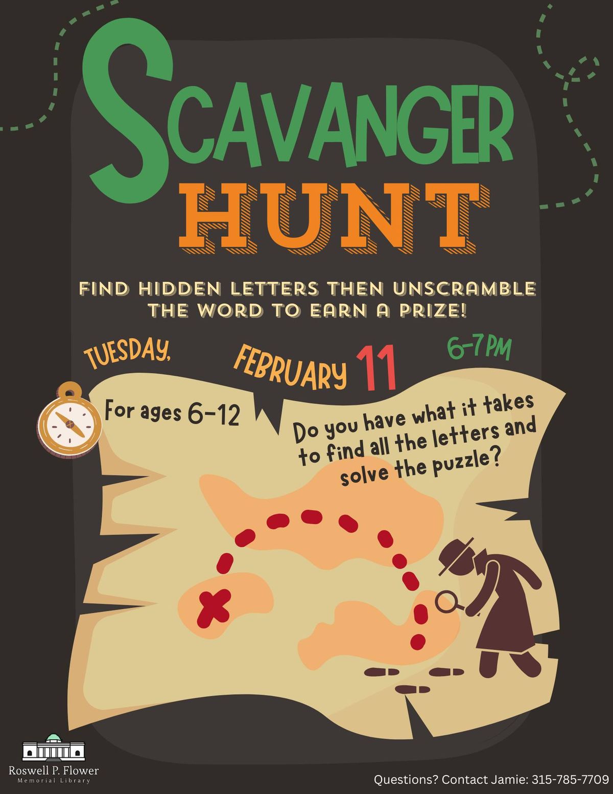 Ages 6-12 Scavenger Hunt