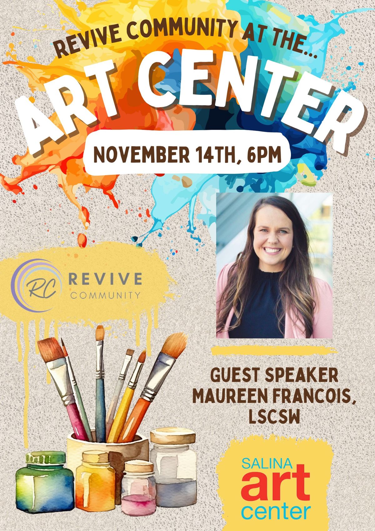 Revive Community at the Art Center!