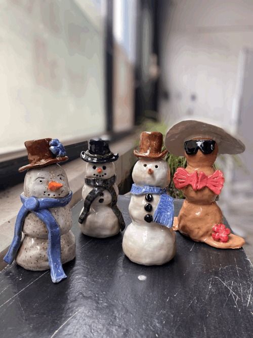 Snowman-Making | Youth Clay Class 