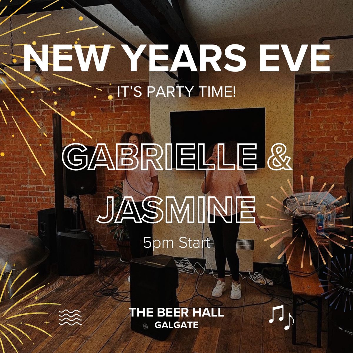 Galgate New Years Eve party with Gabrielle & Jasmine \ud83c\udfa4\ud83c\udf86