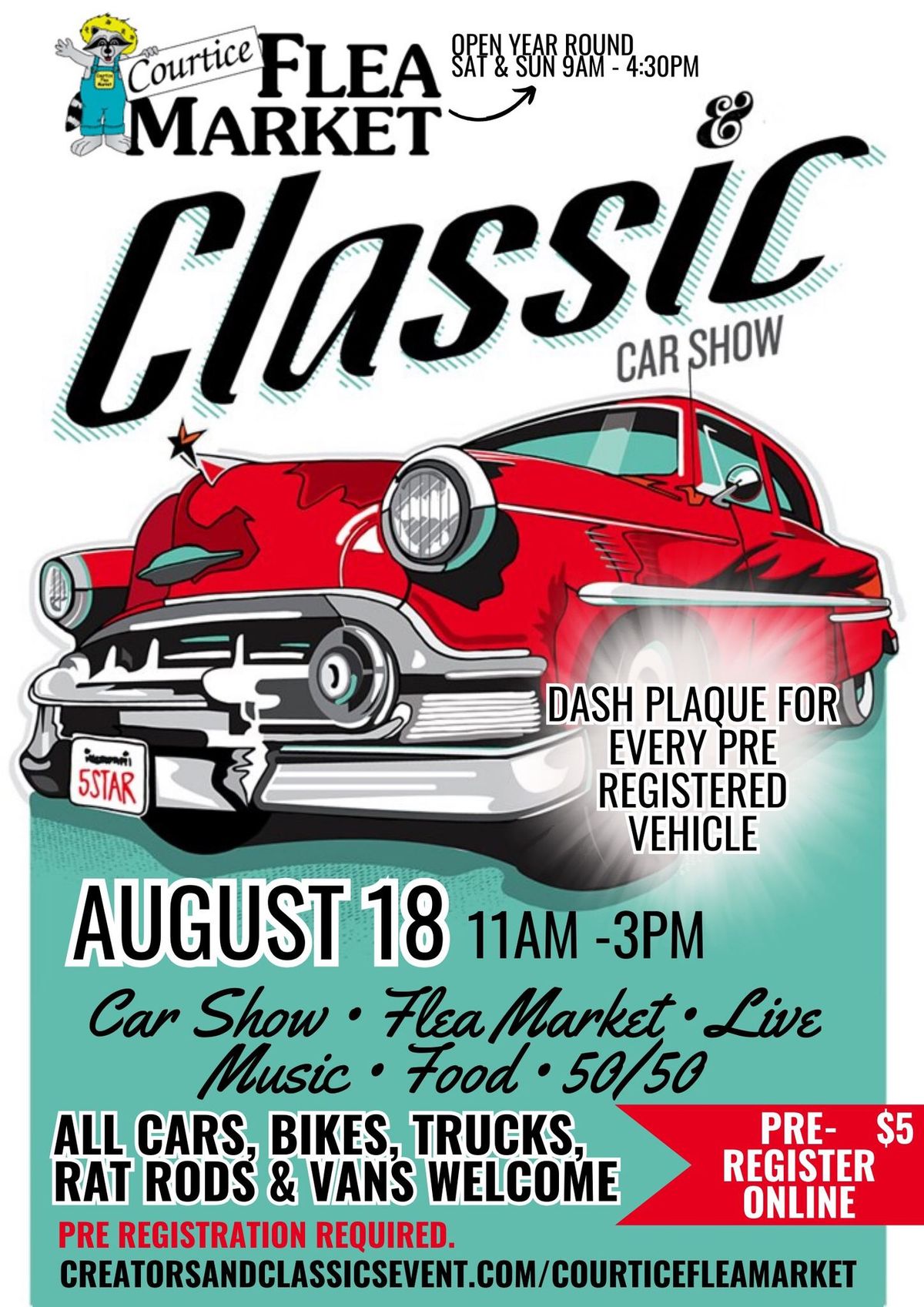 Courtice Flea Market Classic Car Show