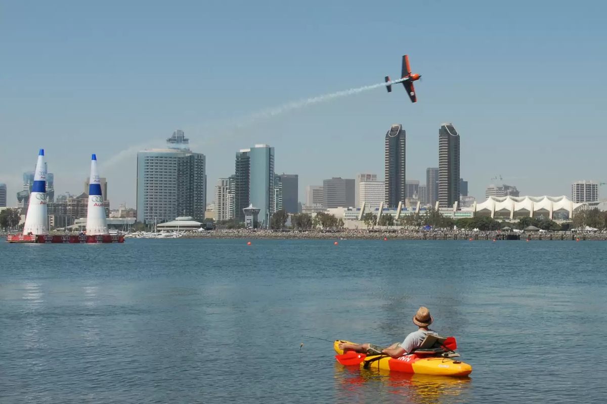 Lake Worth - Goat Island Airshow Paddle