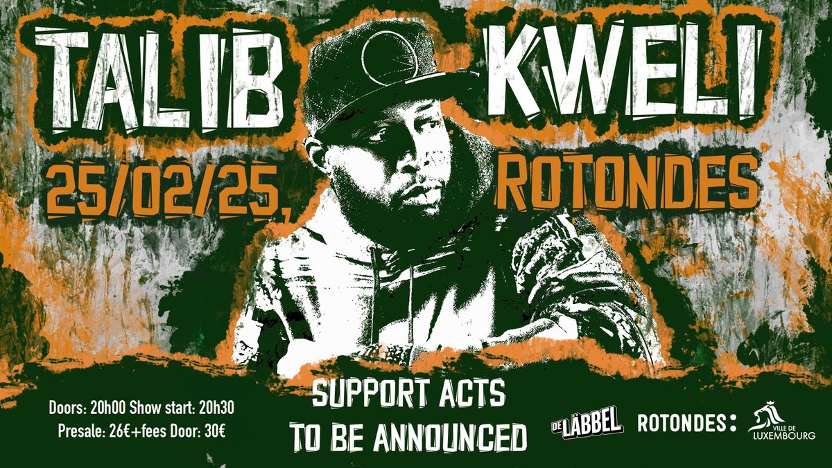 Talib Kweli + locals at Rotondes