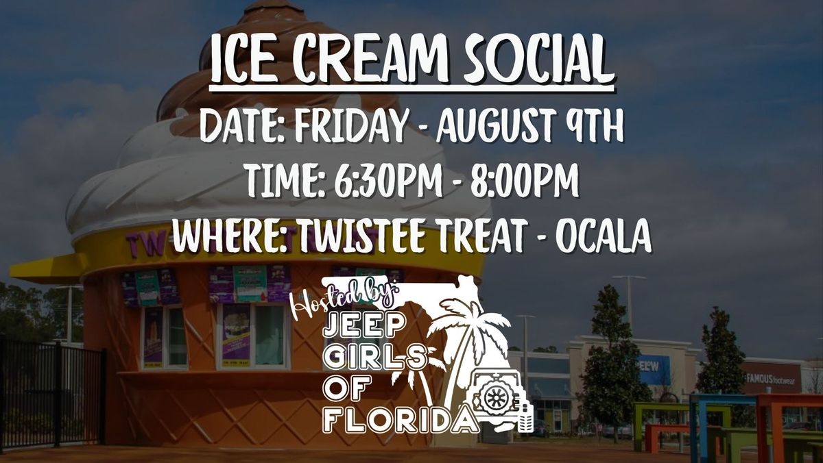 Ice Cream Social with JGOF!