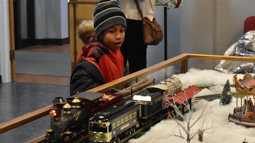 Opening of the "Hayes Train Special" Model Train Display