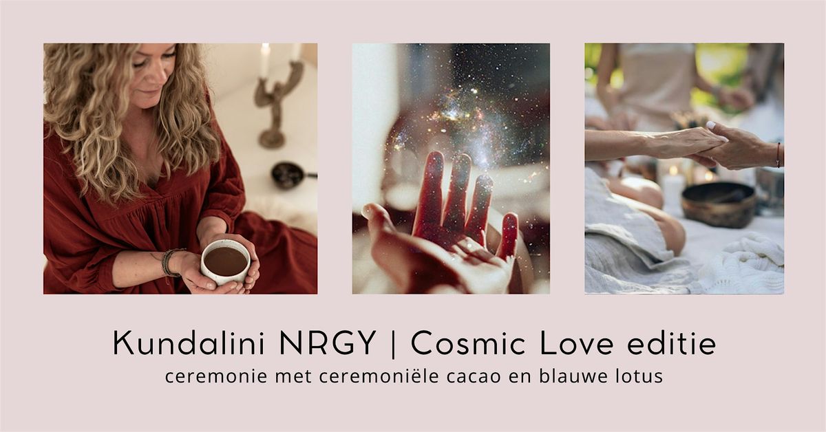 Kundalini NRGY KAP | COSMIC LOVE editie met cacao en blauwe lotus
