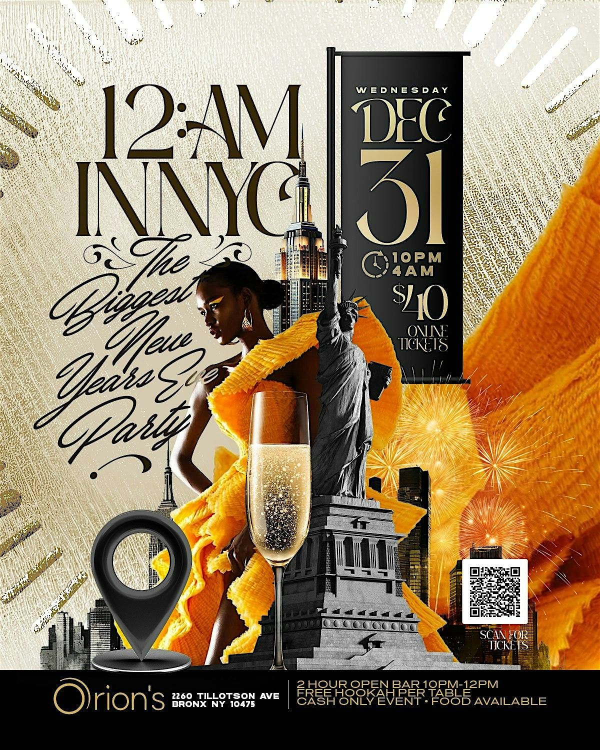"12 AM IN NYC" The Biggest NYE Party