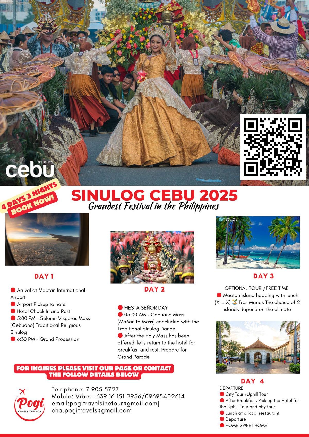 Sinulog  Cebu Tour Promo