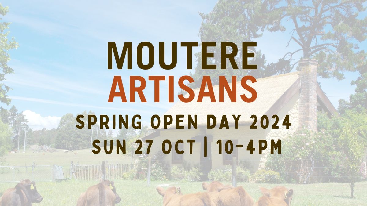 Moutere Artisans SPRING OPEN DAY 2024