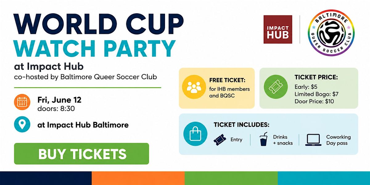 World Cup Watch Party at the Hub