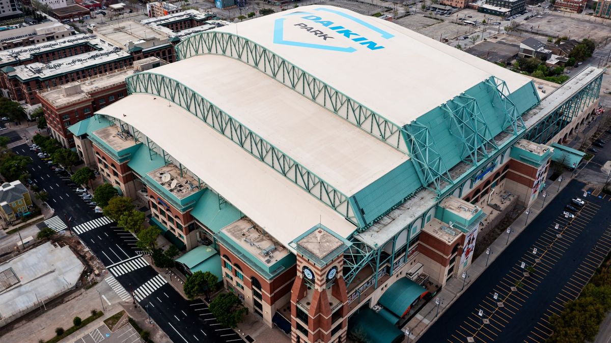 Parking Houston Astros at Texas Rangers