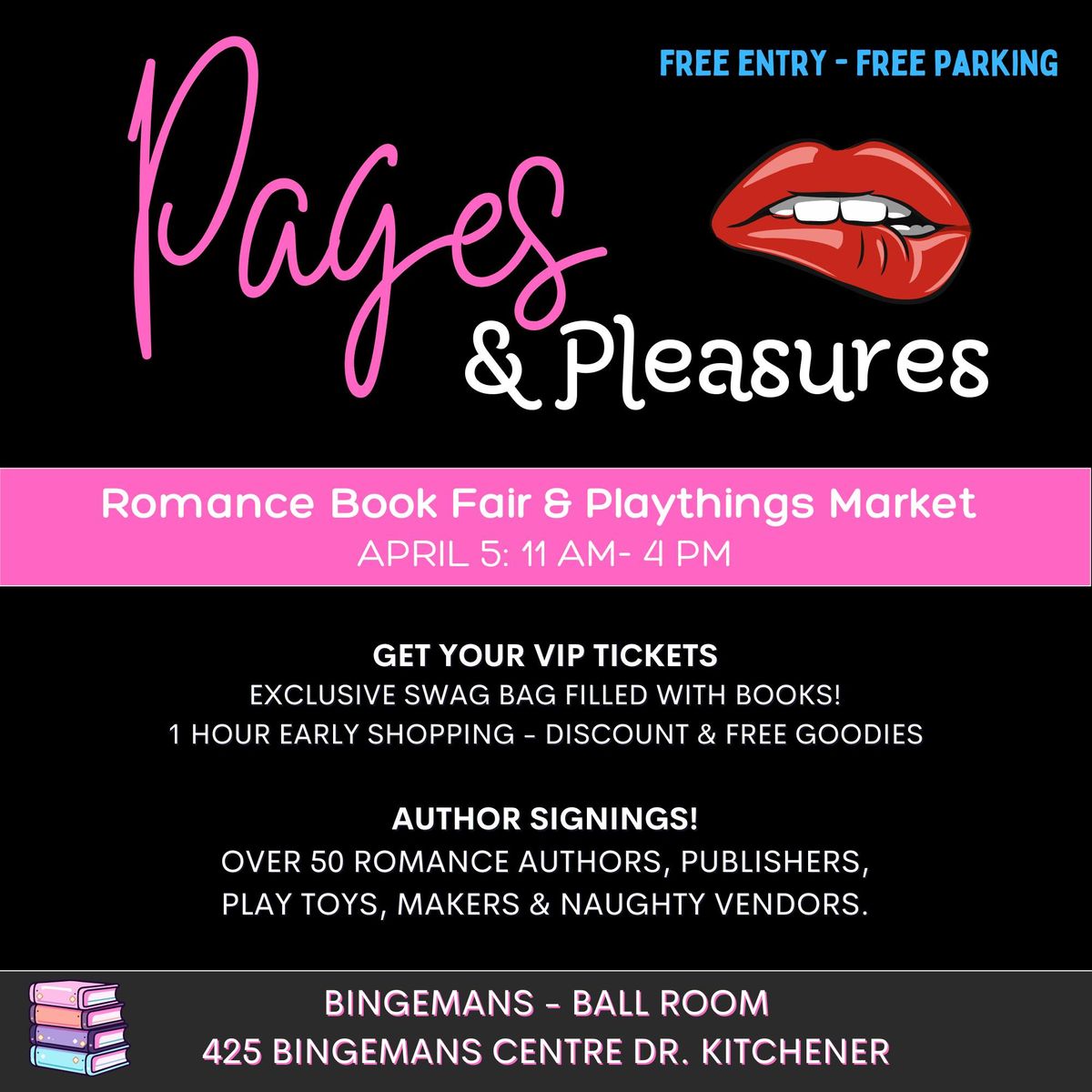 PAGES & PLEASURES - Romance Book Fair 