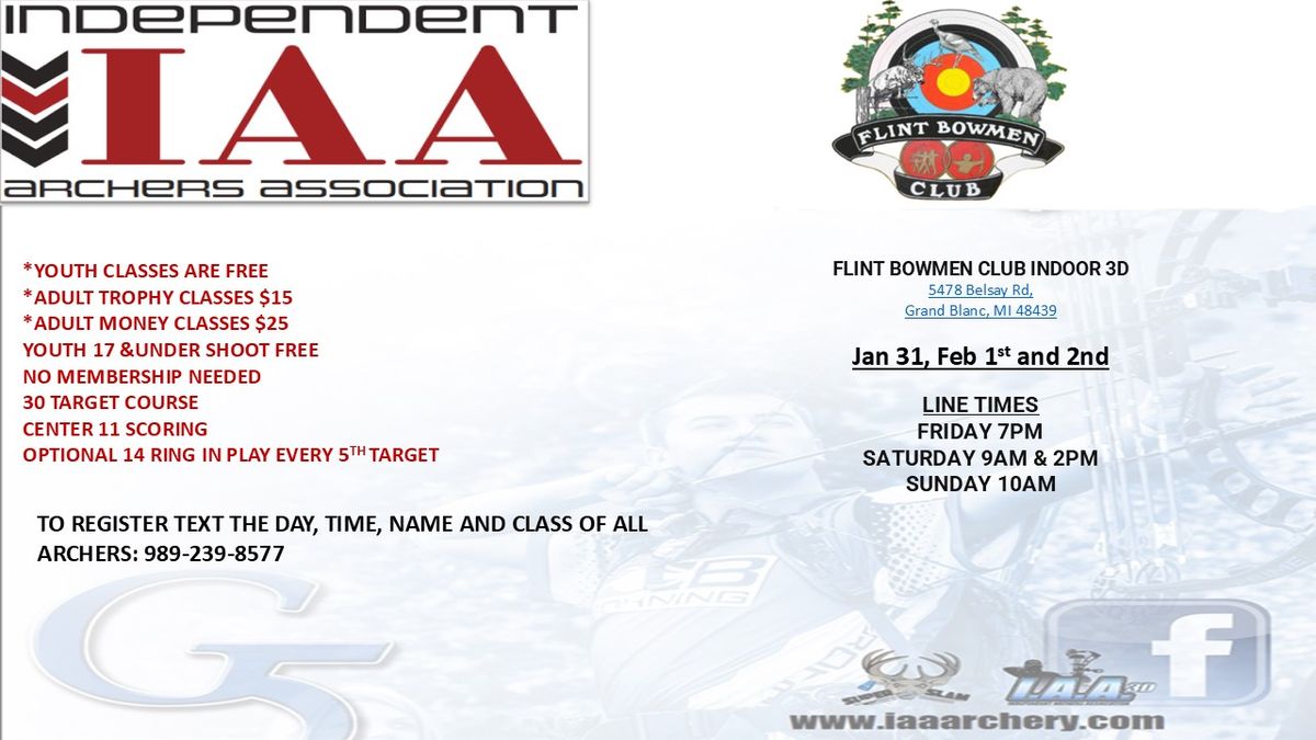 Flint Bowmen IAA Indoor 3D