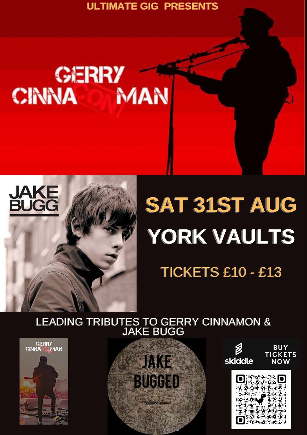 Gerry Cinnamon v Jake Bugg Tribute Event