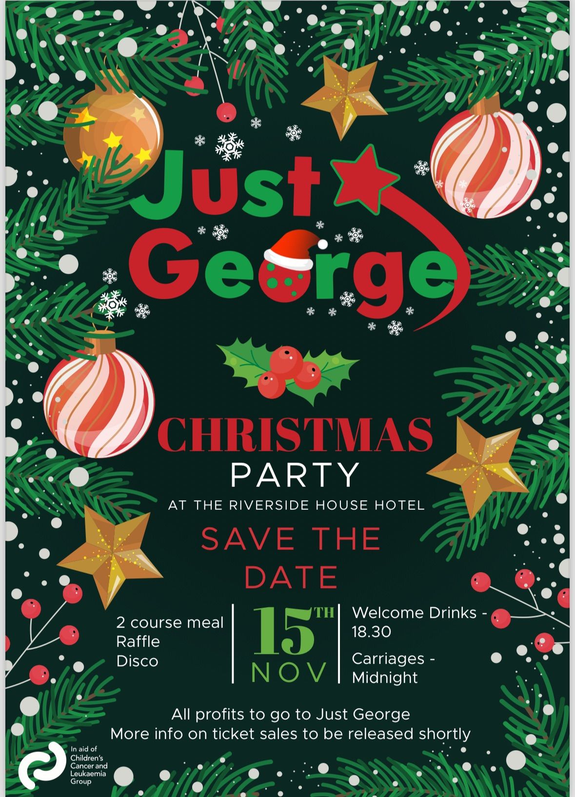 Just George Christmas party \ud83c\udf84\ud83e\udde1\ud83d\udcab