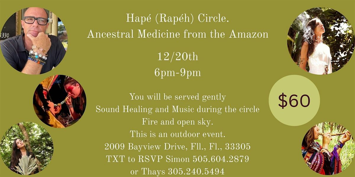 WINTER SOLSTICE -  HAP\u00c9 - Fire Circle and Sound Healing.