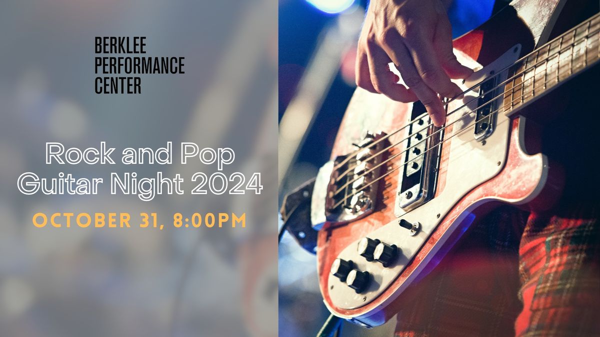 Guitar Night: Rock and Pop 2024