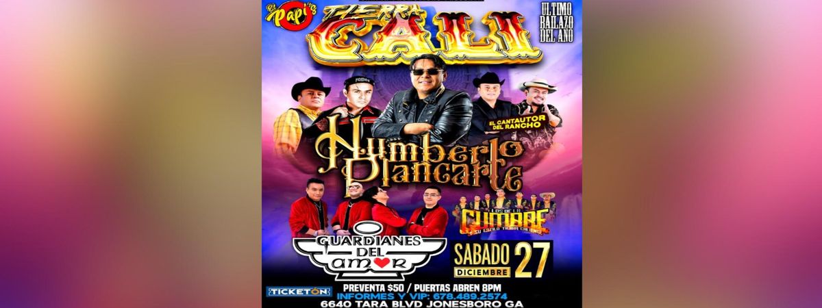 TIERRA CALI, HUMBERTO PLANCARTE Y MAS EN JONESBORO