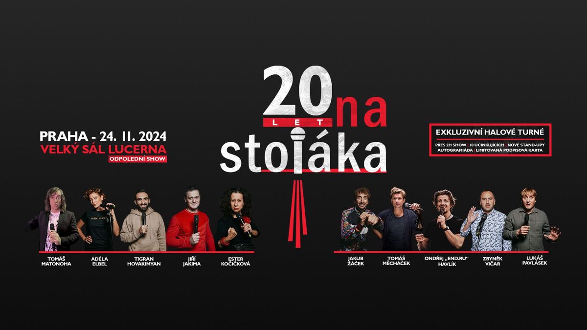 Na stoj\u00e1ka 20 let Tour | Praha | 24.11.2024 odpoledne