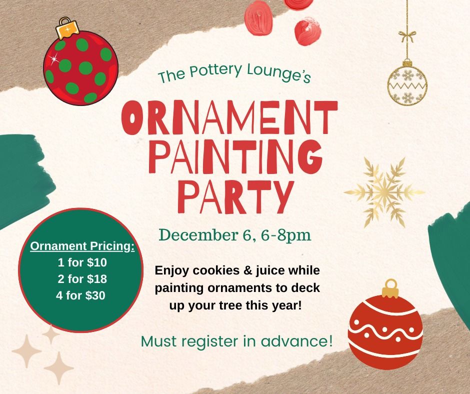 Ornament Painting Party