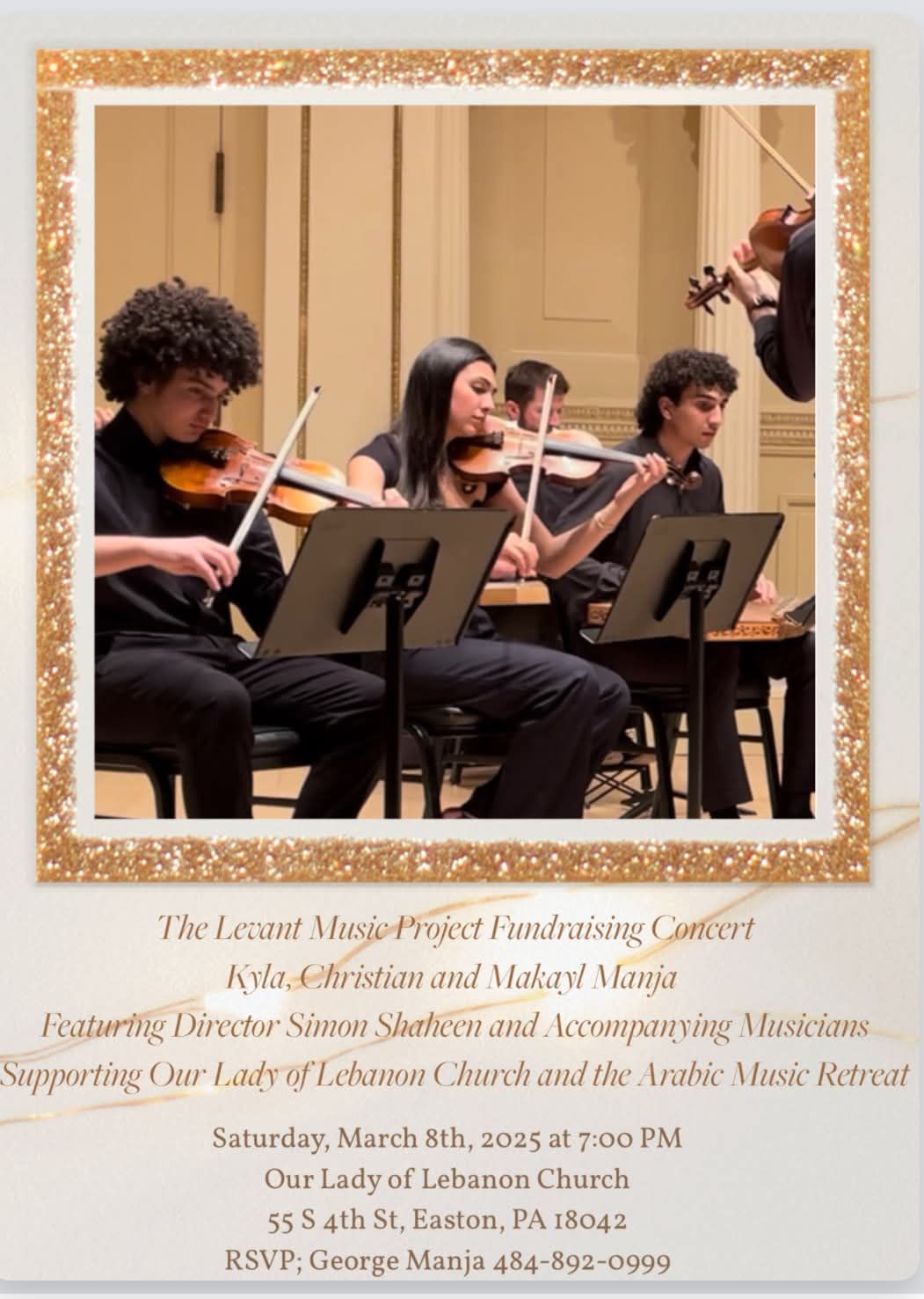 Levant Music Project Fundraising Concert