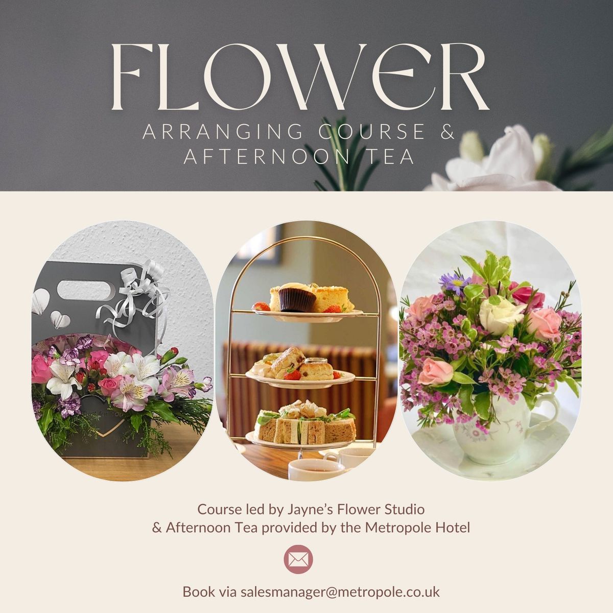 Flower Arranging & Afternoon Tea 