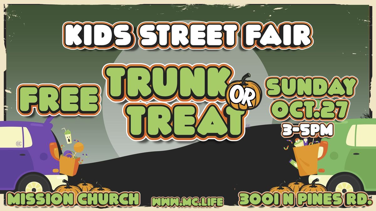 Kids Street Fair (Trunk or Treat)