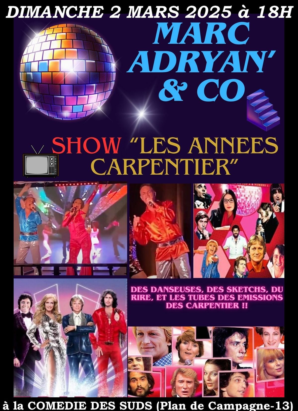 SHOW Revival "MARITIE & GILBERT CARPENTIER" par MARC ADRYAN' & CO, Dimanche 2 MARS 2025 \u00e0 18H