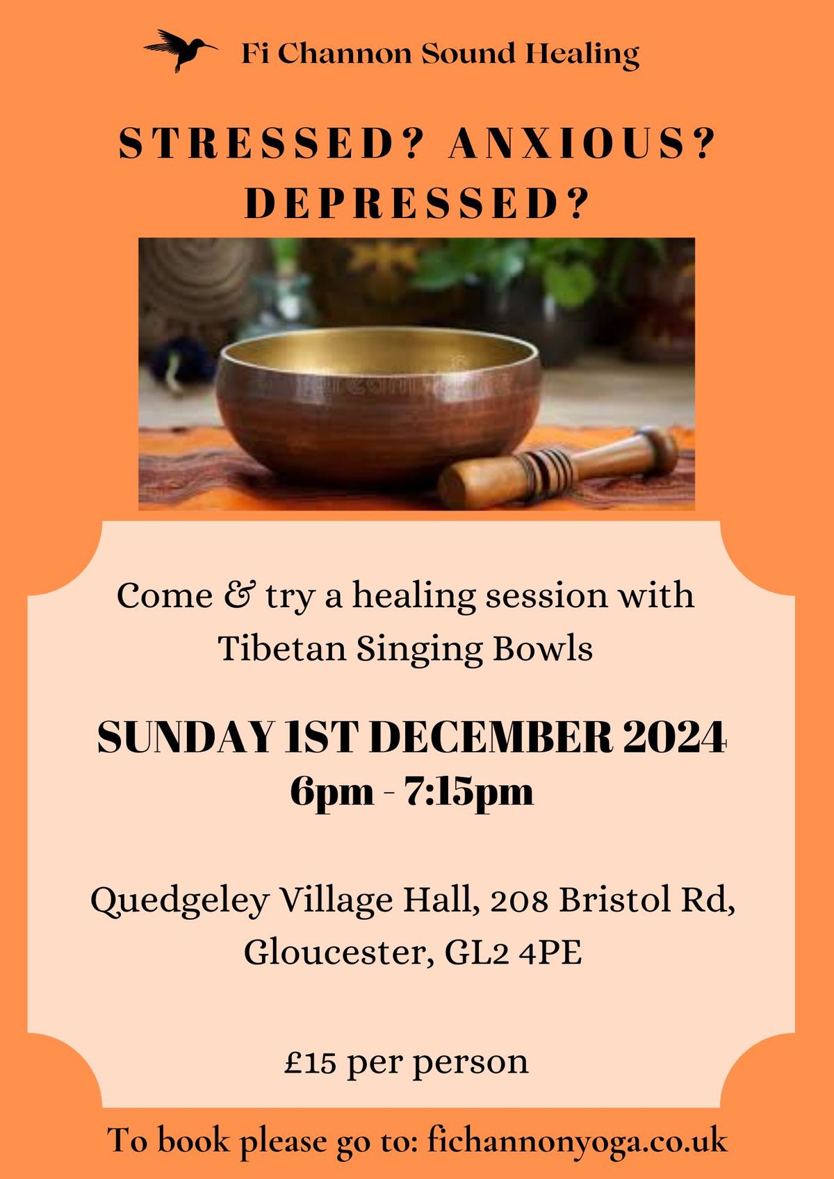 QUEDGELEY SOUND HEALING EVENT