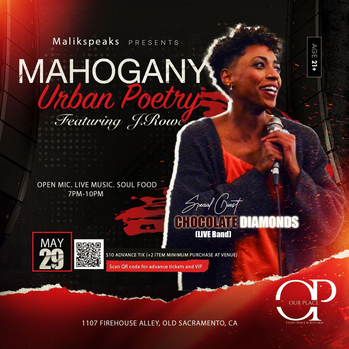 Mahogany Urban Poetry Series feat J.Rowe & Chocolate Diamonds