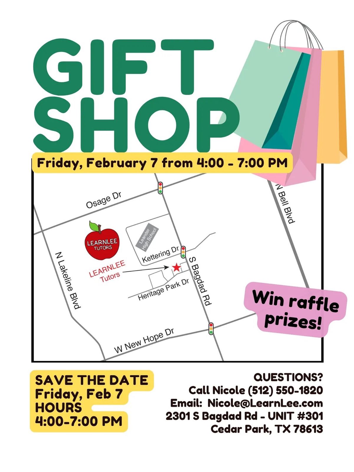 Gift Shop Friday Feb 7th 4:00 PM