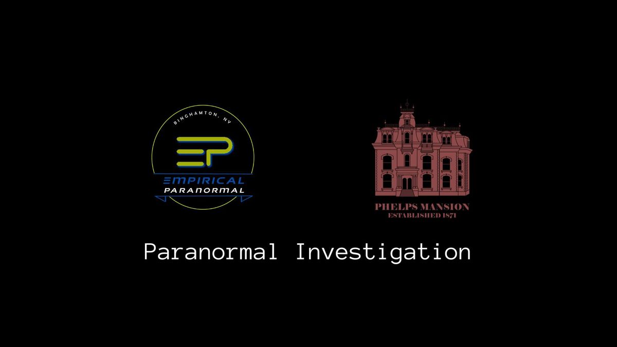 Halloween Paranormal Investigation