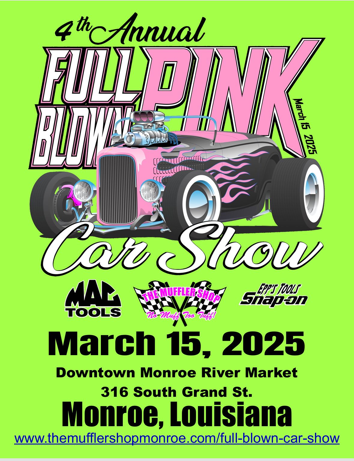 4th Annual Full Blown Pink Car Show