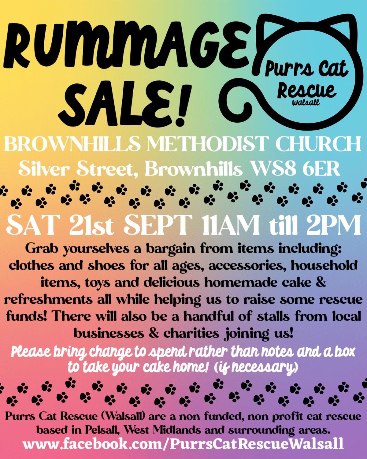 Purrs Rummage Sale 