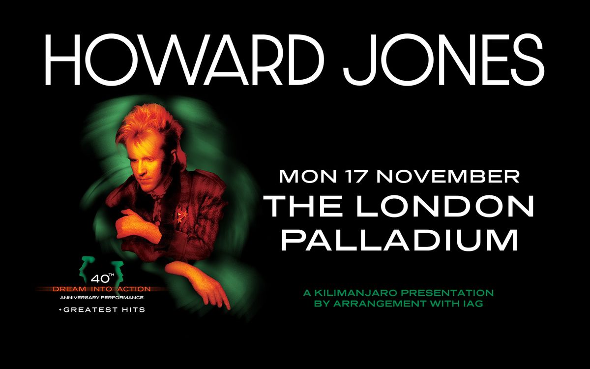 Howard Jones London Tickets