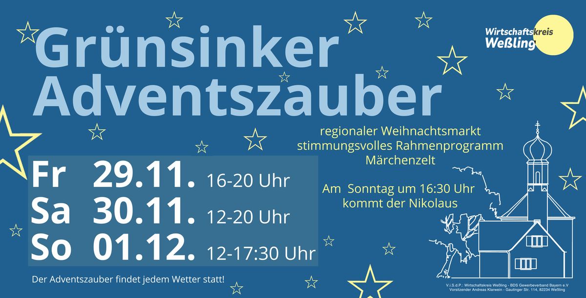 Gr\u00fcnsinker Adventszauber '24