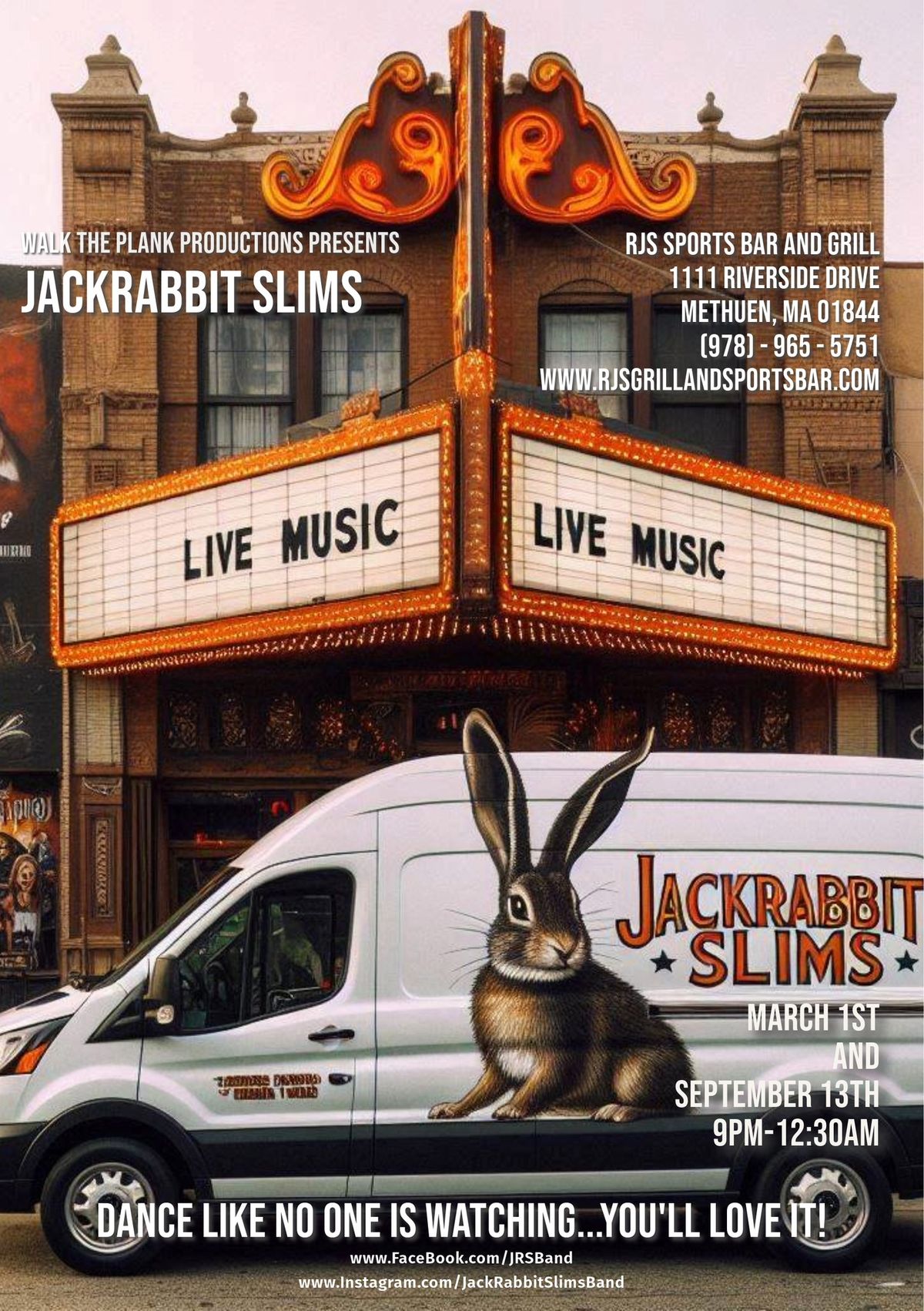 JackRabbit Slims play RJ's Sports Bar & Grill