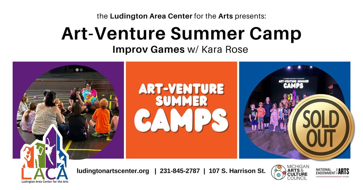 Art-Venture Summer Camp: Improv Games w\/ Kara Rose 