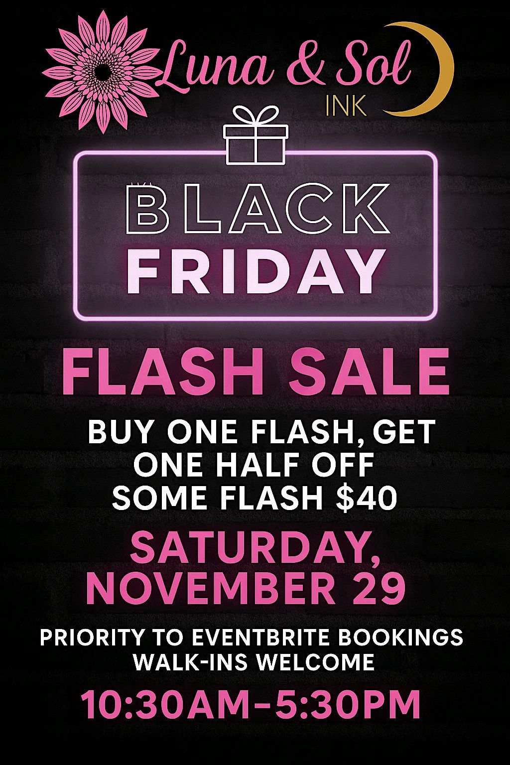 Black Friday Event!