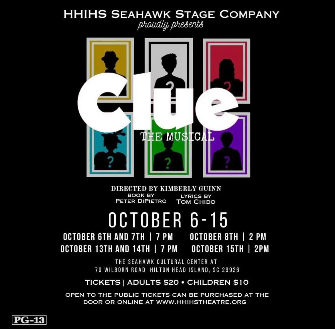 Clue - The Musical at BJCC Concert Hall